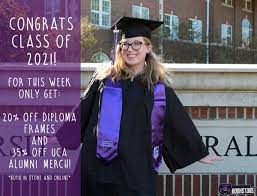 Graduation details for class of 2021 families. The Uca Bookstore On Twitter Hey Bears Graduation Is Sneaking Up Fast And We Have An Offer That You Just Can T Miss For This Week Only Receive 20 Off All Diploma