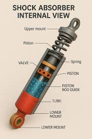 🚗🛠️ What's Inside a Shock Absorber? 🙂🙃 #SuspensionSystem #ShockAbsorber  #CarParts #RideSmooth #MechanicTips Ever wonder what's going on inside that  tube under your car called a shock absorber? Let's open it up! 🔍💥