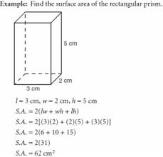 Image result for surface area of rectangular prism