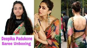 The diva was also noticed wearing a yellow designer saree. I Tried Deepika Padukone Inspired Saree Online Shopping Site Designer Saree Bollywood Haul Review Youtube