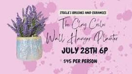 Clay Circle: Wall Hanger Planter