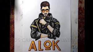 Hoy dibujandoa dj alok de free fire. How To Draw Dj Alok Free Fire Color Drawing Step By Step Full Video Youtube