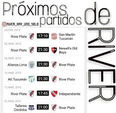 Minuto 88 tenes a todo el equipo muerto y sos. Lean Carp Proximos Partidos De River Foto De Facebook