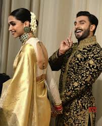 Deepika Ranveer Bangalore Wedding Reception Deepika Padukone Saree Indian Bridal Wear Indian Saree Blouses Designs