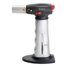 Amazon Com Bonjour Brushed Aluminum Chef S Torch With Fuel Gauge Cooking Torches Kitchen Dining Creme Brulee Torch Cooking Torch Kitchen Torch