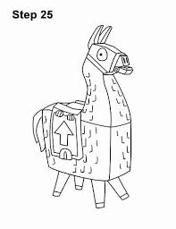 Llama for children llama cute llama with a cloak proud lama fluffy llama llamas on the farm llama in the mountains two llamas in the mountains cute llamas mom lama ladies in the mountains llama in a hat. Fortnite Llama Coloring Page Lovely How To Draw Loot Llama Fortnite With Step By Step Coloring Pages Cool Coloring Pages Valentine Coloring Pages