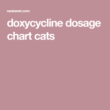 Doxycycline Dosage Chart Cats Chart Cats Pets