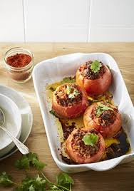 Tomates Farcies Au Bœuf Au Riz Trois Fois Par Jour Recipe Food Vegetable Recipes Beef And Rice