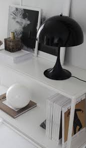 Panthella Mini Table Lamp By Louis Poulsen 5744162555 In 2020 Black Table Lamps Mini Table Lamps Panthella Mini