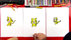 How to draw a white bengal tiger ( striped ) easy & slowly step by step for kids and beginners☞ fanpage facebook drawing for kids: How To Draw A Cartoon Tiger Art For Kids Hub