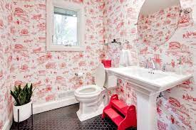 Hamilton on seotud selle ettevõttega. Fairway Top To Bottom Interior Design Eclectic Powder Room Kansas City By Studio Sosinski Interiors Houzz