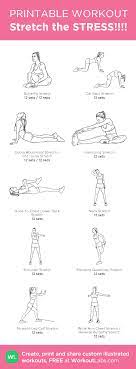 Custom Pdf Workout Builder With Exercise Illustrations Post Workout Stretches Stretches Before Workout After Workout Stretches