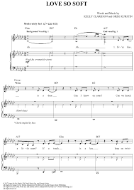 Love So Soft Digital Sheet Music Sheet Music Printable Sheet Music