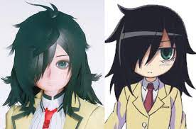 Cosplay attempt: Tomoko Kuroki (Watamote) : r/PSO2NGS