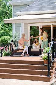 Retractable Solair Awnings For Decks Patios Custom Options For Sale Outdoor Awnings Pergola Outdoor Living Patio Deck