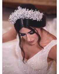 احدث اشكال تيجان عروس لبنانية موضة 2019 مجلة هي
