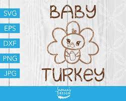 Download Baby Turkey Svg Thanksgiving Dxf Eps Jpg Cut File Cricut Silhouette By Savanasdesign Thehungryjpeg Com