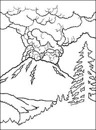 Realistic Volcano Coloring Pages Coloring Book Art Coloring Pages Book Art