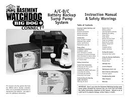 And 1,850 gph at 10 ft. The Basement Watchdog Big Dog Instruction Manual Safety Warnings Pdf Download Manualslib