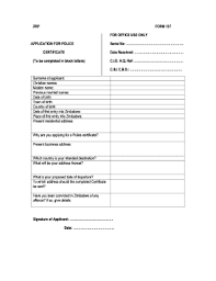 Make a formal written statement (an 'affidavit') setting out the facts of a case for use as evidence in legal proceedings. Fingerprint Form Fill Online Printable Fillable Blank Pdffiller