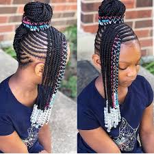 Kids braids hairstyles for girls. Closeup Contain People Image More May One And Orimage May Contain One Or More People And Closeup Braided Hairstyles Lil Girl Hairstyles Hair Styles