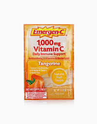 Maintaining healthy skin, blood vessels, bones and cartilage. Tangerine Fizzy Drink Mix W 1000mg Vit C 1 Sachet By Emergen C Beautymnl