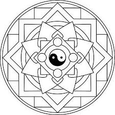 Cosmovum pokemon legendary generation 7. Mandala With Yin Yang Coloring Page Free Printable Coloring Pages For Kids