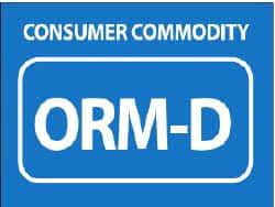 How to ship aerosols or sprays barcode equipment and labeling. Nmc Consumer Commodity Orm D Shipping Label 08515264 Msc Industrial Supply
