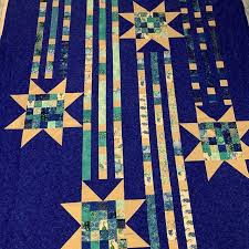 Showering Stars Table Runner And Pillow Covers Quilt Pattern Etsy Star Quilt Patterns Quilt Patterns Quilts