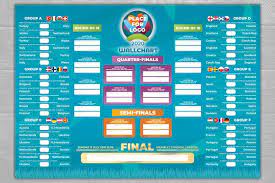 2020 European Championship Wallchart Creative Photoshop Templates Creative Market