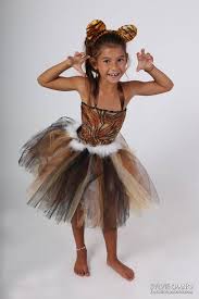 Tutu Kleid Fur Kinder Tiger Kostum Madchen Karnevalskostum Weicher Tull Und Stretch Bustier Halloween Karneval Geburtstag Tullkleidchen Tutu Karneval