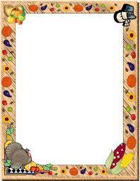 Thanksgiving Day Border Free Page Borders Thanksgiving Clip Art Clip Art Borders Thanksgiving Templates