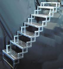 Scissor Stairs So Maximum Rise For These Is 48 4 But I M Thinking These Could Somehow Be Incorporated Into A Mor Avec Images Escalier Escamotable Escalier De Secours