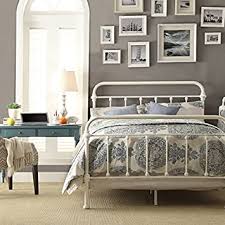 Find bedrooms, kids furniture, living room sets, sofas & sectionals, occasional tables, kitchen tables, accent furniture, chairs, counter stools and more. Amazon Com White Antique Iron Metal Bed Frame Vintage Bedroom Furniture Rustic Wrought Country Dark Bronze Wire Cast Womens Mens Girls Kids Princess Headboard Footboard Slats Rails Set Twin Full Queen King Sized