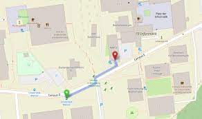 Campus map of saarbrücken campus. Gandalf 2018