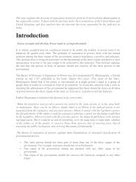 The separation of powers doctrine the separation of powers doctrine can be traced as far back as ancient greece and essentially the meaning attributed to it is the dividing functions of government between groups with different interests, so that no power in the centre can act without the cooperation. Doctrine Of Separation Of Powers Separation Of Powers Judiciaries
