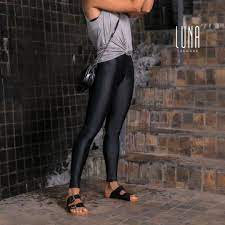 Calca Legging Preta Ikat 3d Luna Leggings