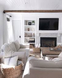 Wood creates movement—it starts to feel like a print—just a very subtle one. 21 Best Modern Farmhouse Living Room Decor Ideas
