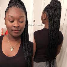 757 Braid Specialist On Instagram She Said She Wanted A Really Long Pony Tail Feed In Pony With Extra Length Black Girl Braids Braids Ponytail