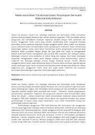 Dengan lebih 17 juta pengguna internet di malaysia dan 40 juta di indonesia, media sosial. Http Www Ukm My Mapum Wp Content Uploads 2018 07 Kertas 23 Pdf