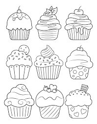 Printable Cupcake Coloring Page Coloring Printables In 2020 Cupcake Coloring Pages Cute Coloring Pages Free Printable Coloring Pages