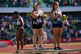 Olympic athlete Gwen Berry turns away from American flag during national  anthem - syracuse.com