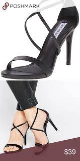 Steve Madden Feliz Dress Sandal Heels Pumps Black Dress Sandals Heels Black Pumps Heels Steve Madden Shoes Heels