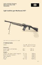 SIG KE7 1935 Circa Light Machine Gun (LMG) Technical Data - Cornell  Publications