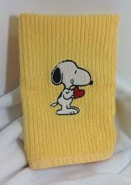 Maybe you would like to learn more about one of these? Embroidered Snoopy Kitchen Towel Snoopy Peanuts Gang Snoopy And Woodstock