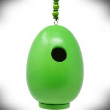 There are not many birdhouse kits out there. Green Egg Bird House