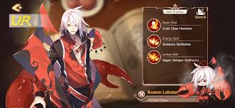 This Phone Game Is All About Summoning Sexy Anime Versions Of Food Download red crabs characters vector art. summoning sexy anime versions of food
