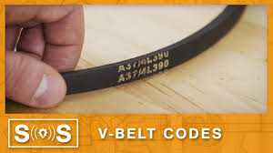 V Belt Code Guide Spec Sense