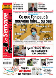 Diffusé en auvergne et dans une partie du limousin, ce quotidien a été créé en 1919 par le socialiste alexandre varenne.son siège est situé au. La Semaine De L Allier Du 14 Mai 2020 Montagne Bourbonnaise La Semaine De L Allier