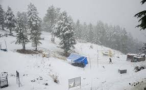 Shimla Receives Season S First Snowfall Weather Office Predicts Rain On Monday